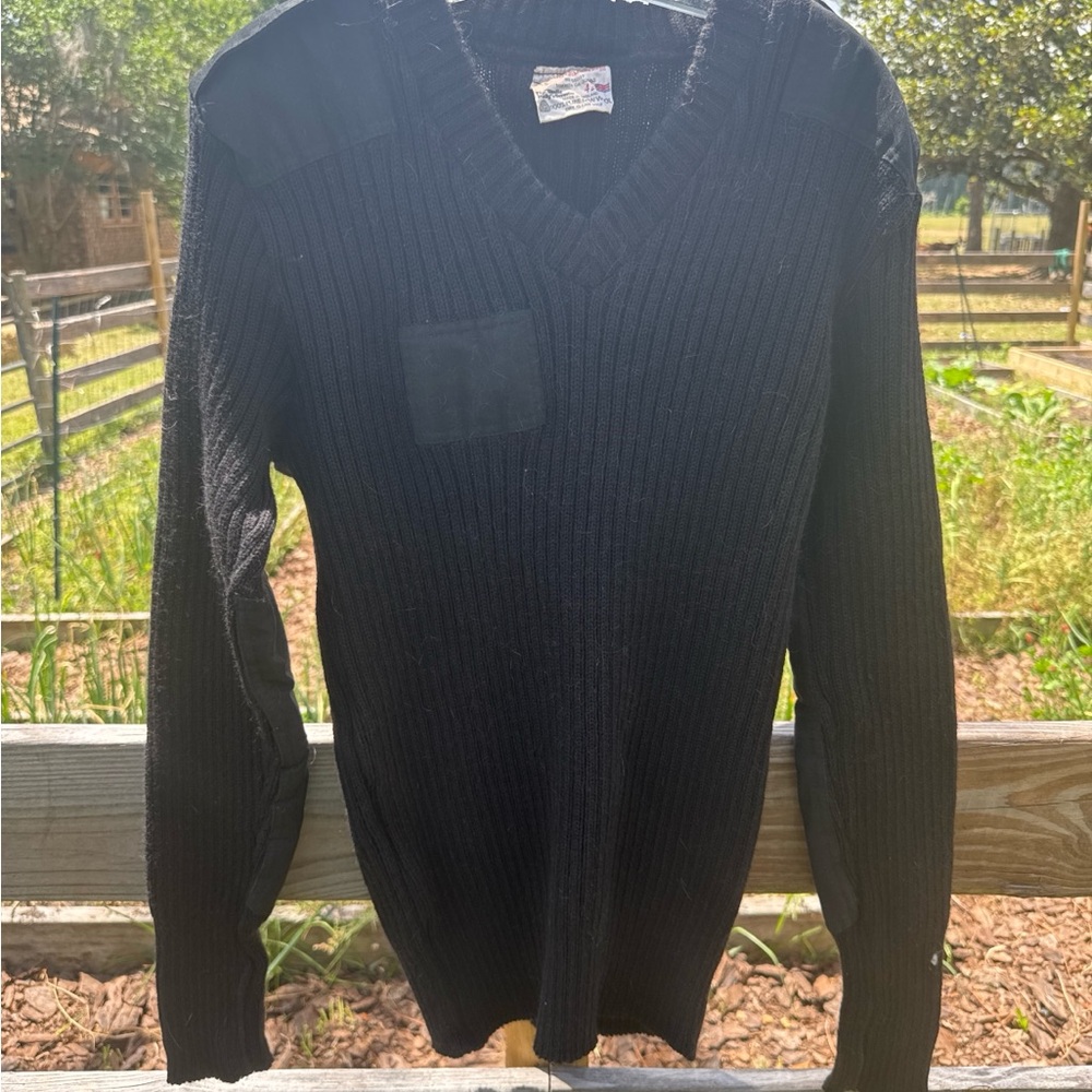 Brigade Quartermasters Size 42 The Woolly Pully 100% Wool Sweater USAF